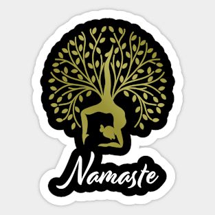 Yoga Joga Namaste Cat Dog Mandala Llama Gift Idea Sticker